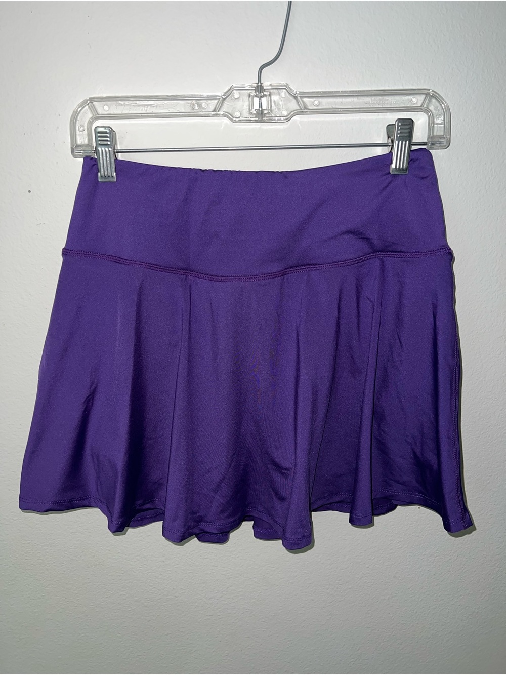 Women's Purple Circle Skater Skirt - Flared Active Skirt